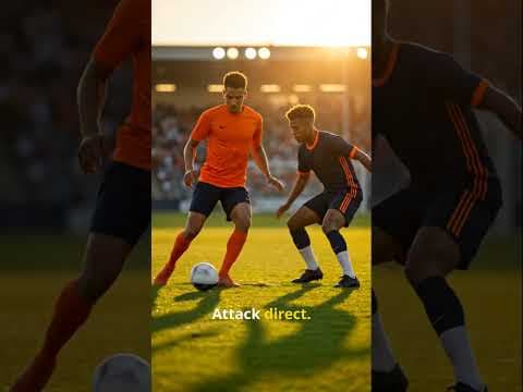 Introduction to Playmaking? One Wrong Step and He's Done #football #soccer #soccertraining